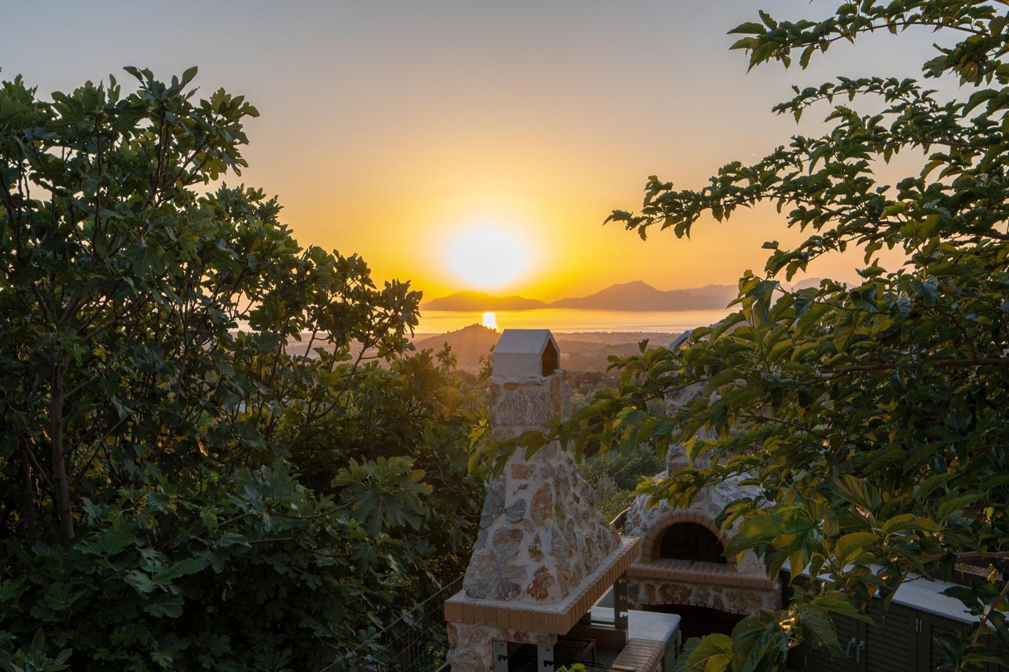 Villa Rosa - Luxury Villas With Panoramic Views Lagoudi Zia Exterior foto